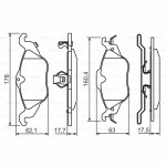 Σετ τακάκια BOSCH 0 986 424 456